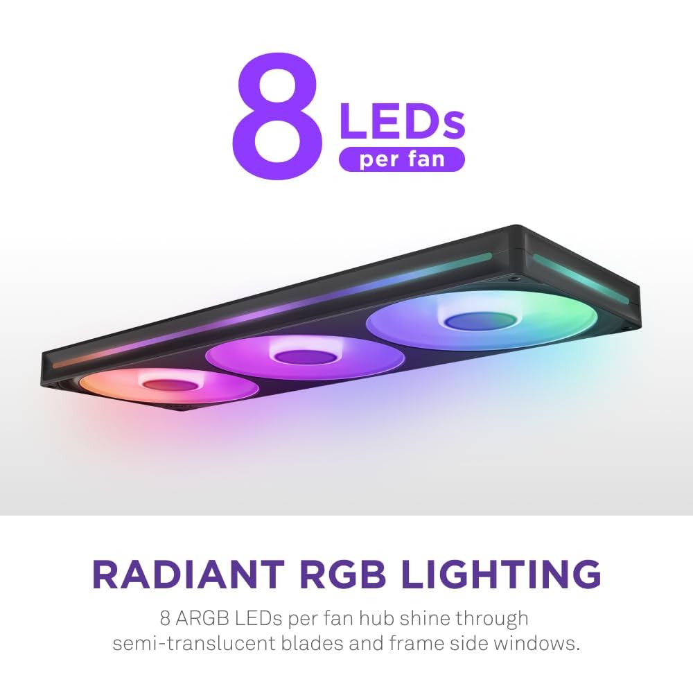 NZXT F420 RGB Core Fan Black 3ファン(未使用品) Amazon | NZXT F420 RGB Core Fan Black 3ファン搭載 420mm